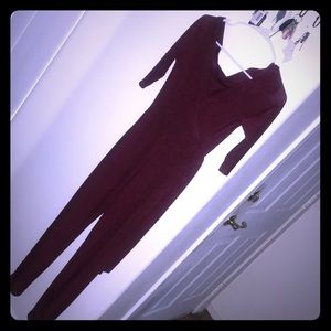 Blood Red Jumpsuit - Ambiance - Size Small